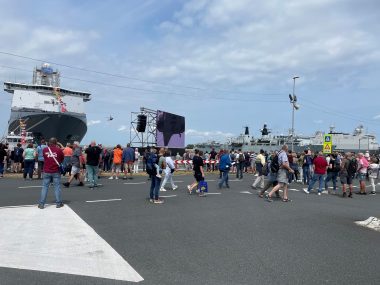 Video scherm marinedagen