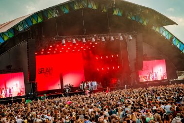 Video scherm muziek festival