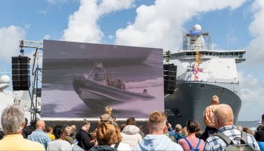 video scherm defensie evenement