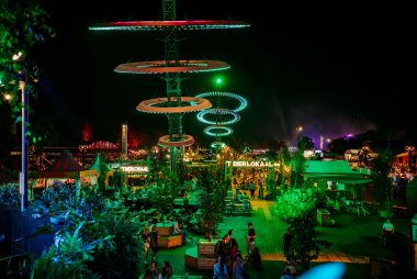 LED strips Lowlands festival