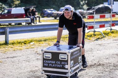 LED techneut Faber op festival
