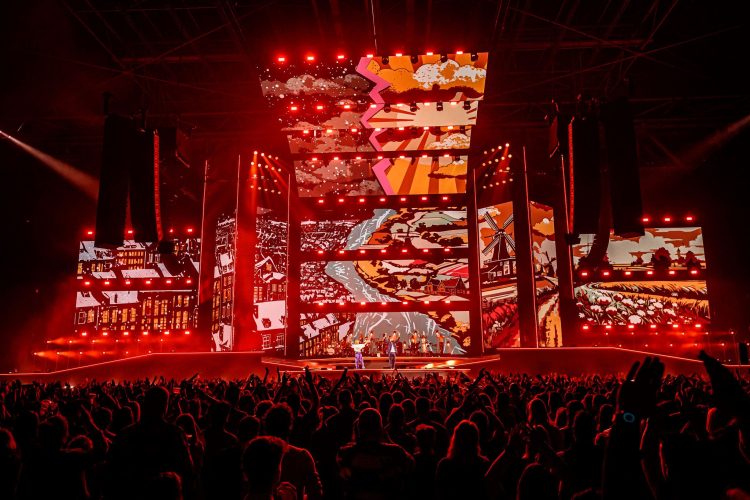 LED scherm live concert The Streamers