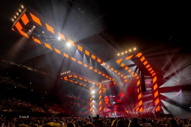 Grote LED schermen in Ziggo Dome