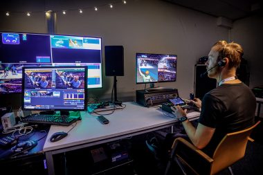 Live registratie tijdens sportevenement