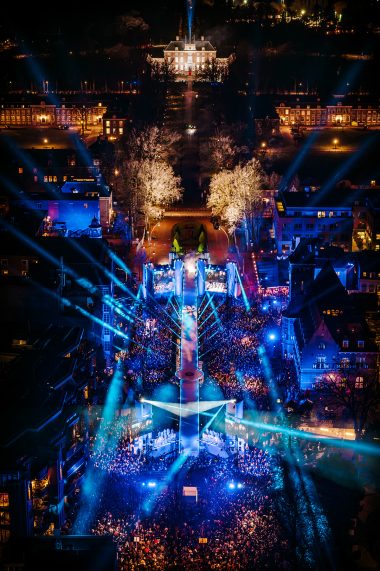 Dronefoto van The Passion 2024 Zeist