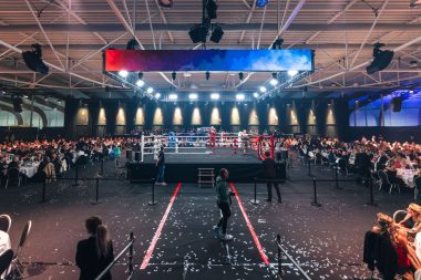 Audiovisuele toepassingen boxevenement