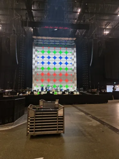 Projectie mapping, het positioneren van beeld