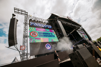 Detail LED-scherm Pinkpop 2024