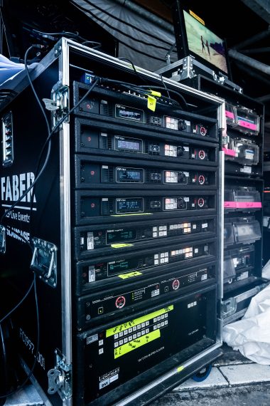 Flightcase met Glux LED-processoren