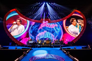 HD scherm en LED-backdrop The Streamers GelreDome