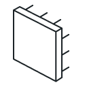 Modular indoor panel icon