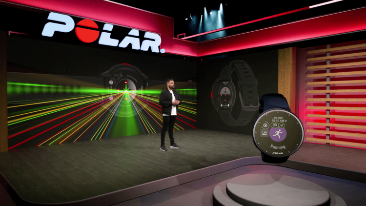 Polar new product release in studio