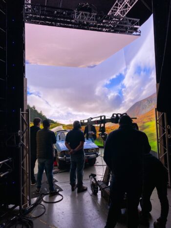 Amazon Prime series Modern Love recording in Ireland.