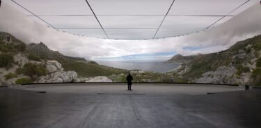 Large ICVFX virtual production studio Cinecittà in Rome