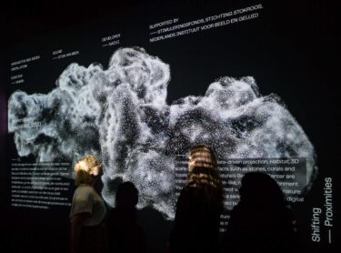 Wall projection Nxt Museum Amsterdam
