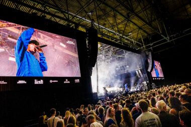Jazz festival video screen
