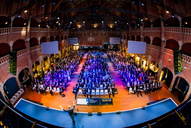 Projection corporate event
