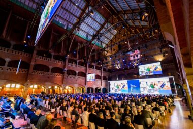 projection Amsterdam corporate event
