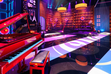 LED floor for broadcast gameshow