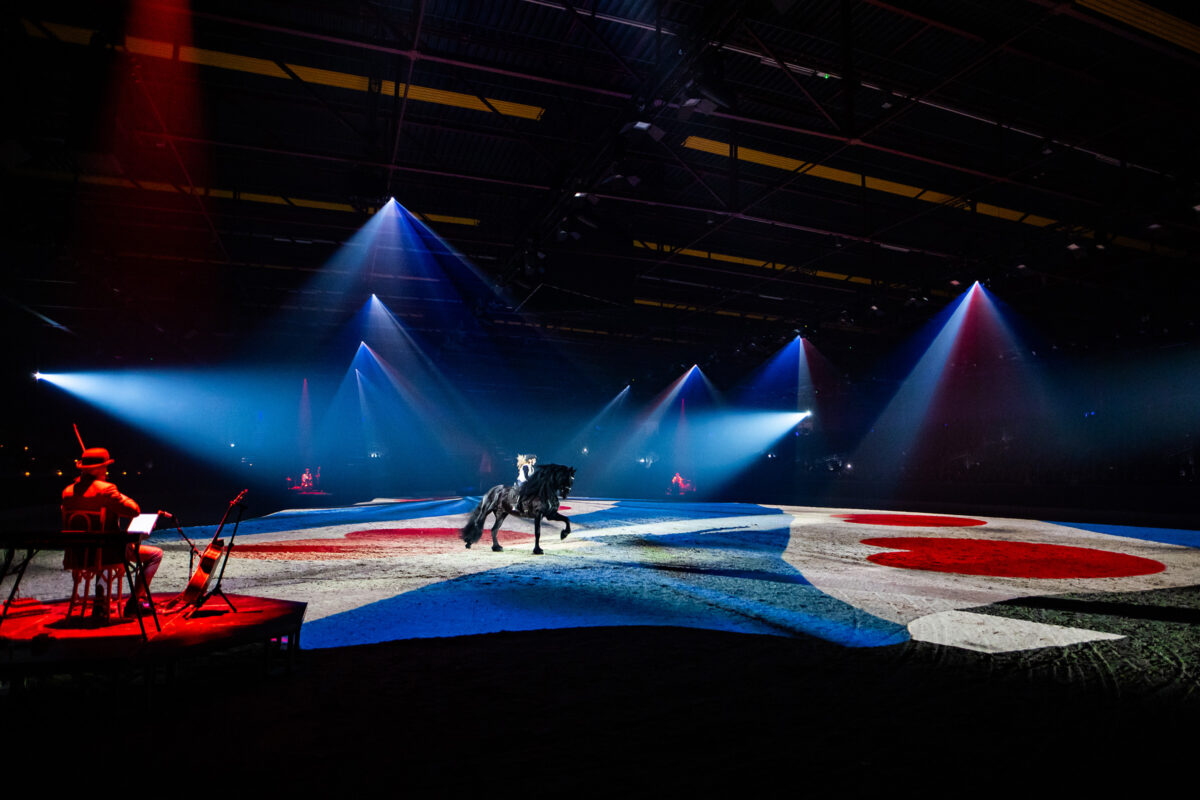Projectie mapping tijdens KFPS jubileumshow