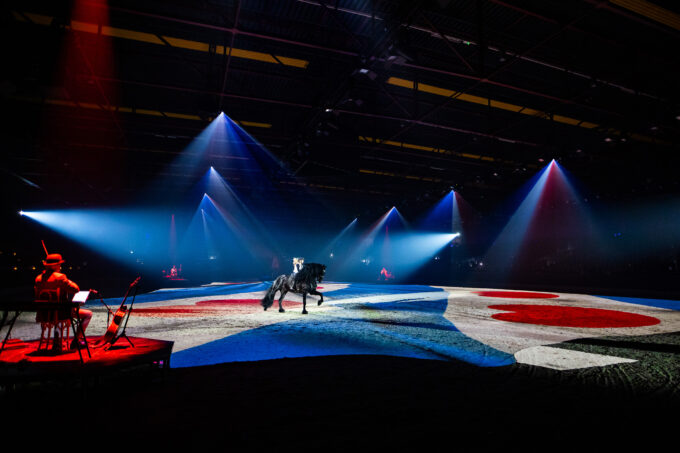 Projectie mapping tijdens KFPS jubileumshow