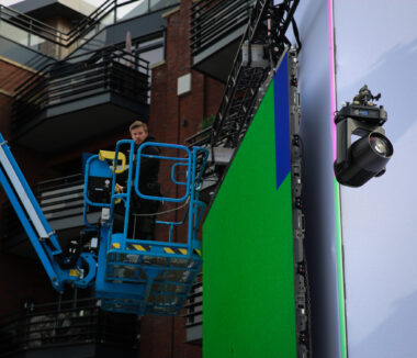LED screen installation
