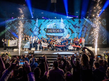Award show with LED screen