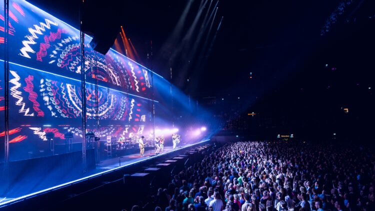 LED screens deployed during Concert Tour