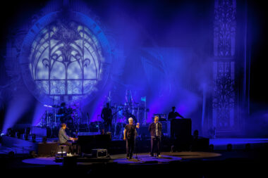 LED backdrop for music performance