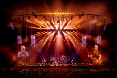Audiovisual solutions during music show
