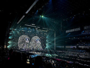 Large LED backdrop with high quality imagery